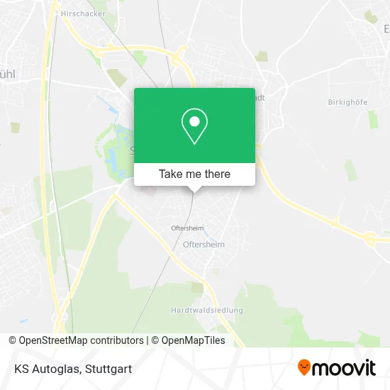 KS Autoglas map