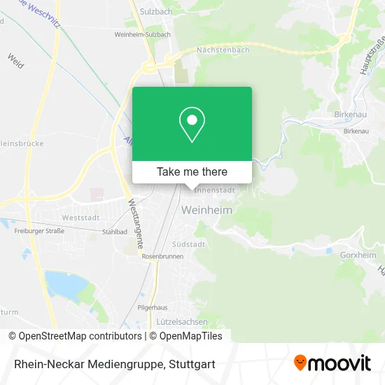 Rhein-Neckar Mediengruppe map