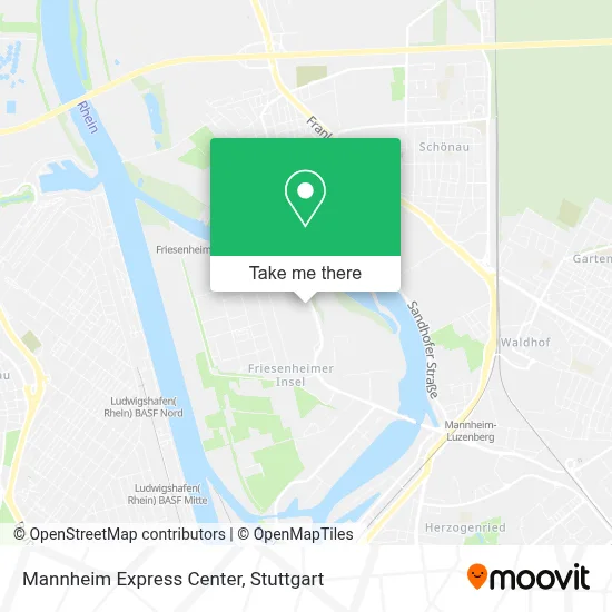 Mannheim Express Center map