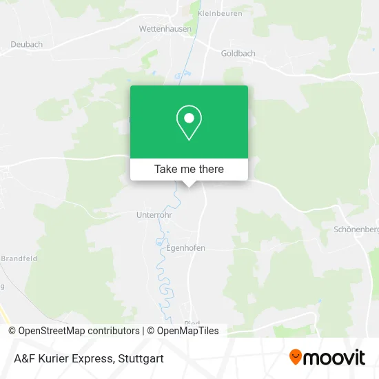 A&F Kurier Express map