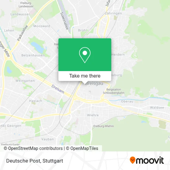 Deutsche Post map