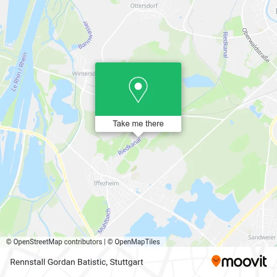 Rennstall Gordan Batistic map