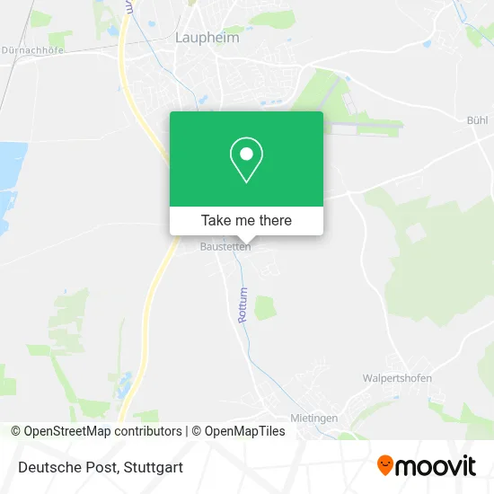 Deutsche Post map