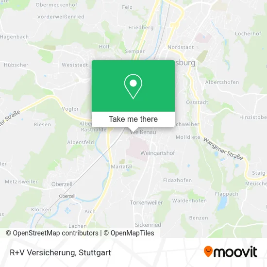 R+V Versicherung map