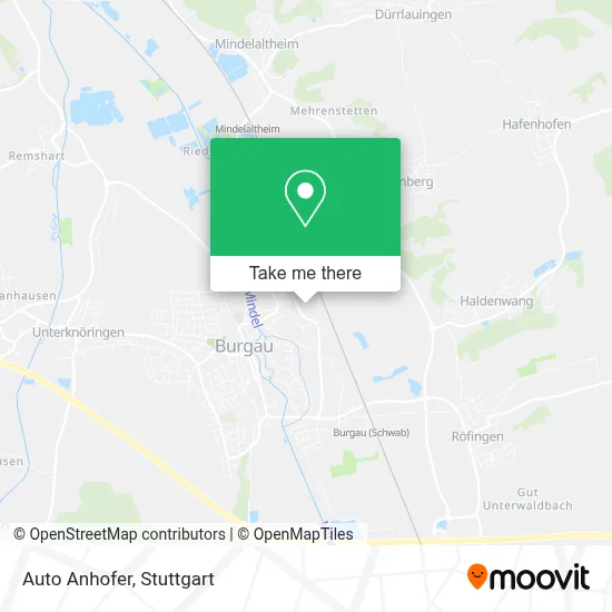 Auto Anhofer map