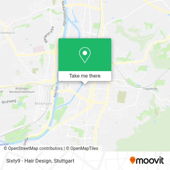 Sixty9 - Hair Design map
