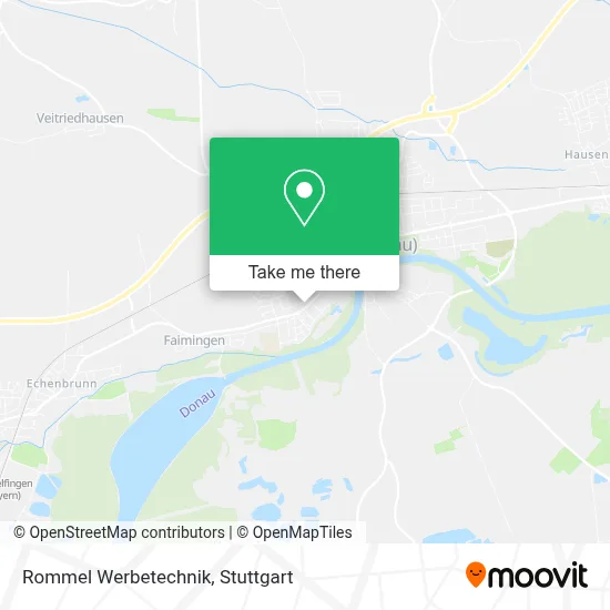 Rommel Werbetechnik map