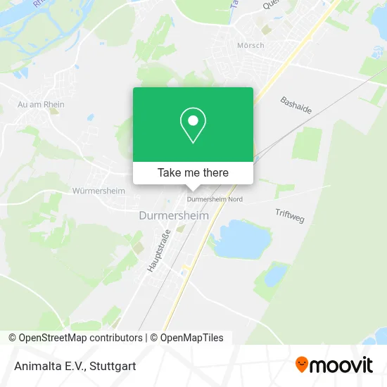 Animalta E.V. map