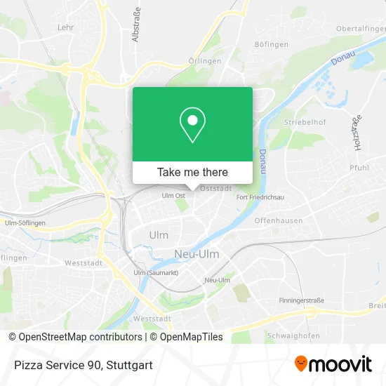Pizza Service 90 map