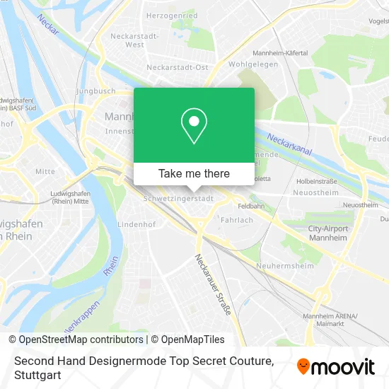 Second Hand Designermode Top Secret Couture map