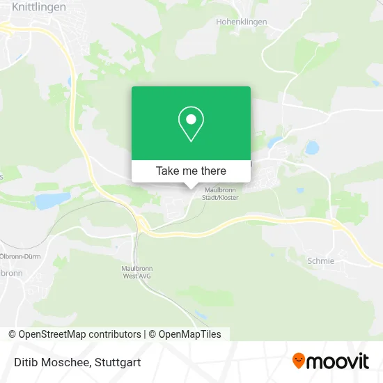 Ditib Moschee map