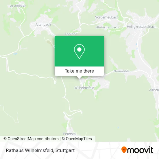 Rathaus Wilhelmsfeld map
