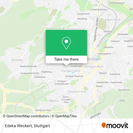 Edeka Weckert map