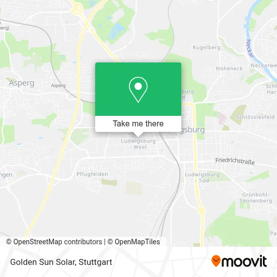 Golden Sun Solar map