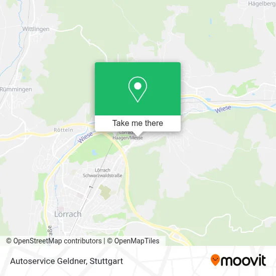 Autoservice Geldner map