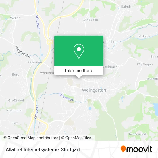 Allatnet Internetsysteme map