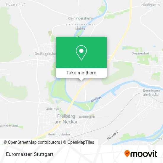 Euromaster map