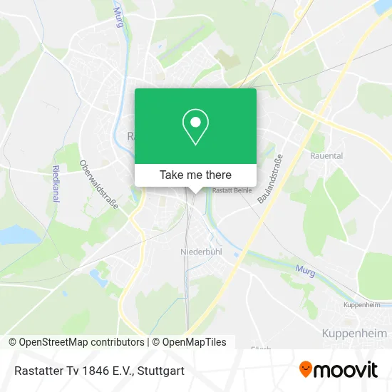 Rastatter Tv 1846 E.V. map