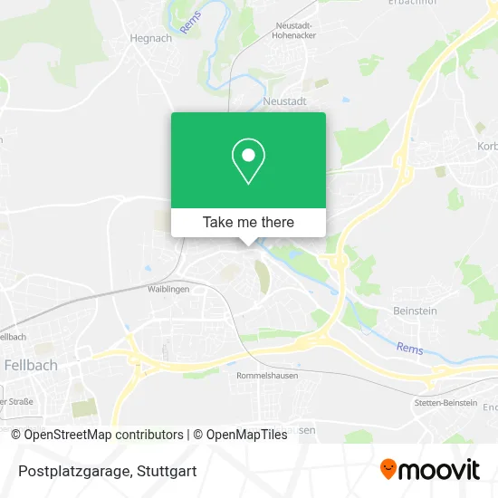Postplatzgarage map