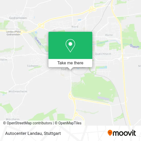 Autocenter Landau map