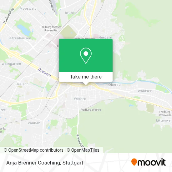 Anja Brenner Coaching map