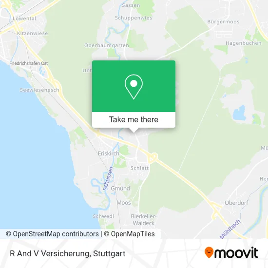 R And V Versicherung map