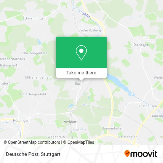 Deutsche Post map