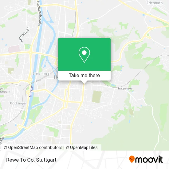 Rewe To Go map