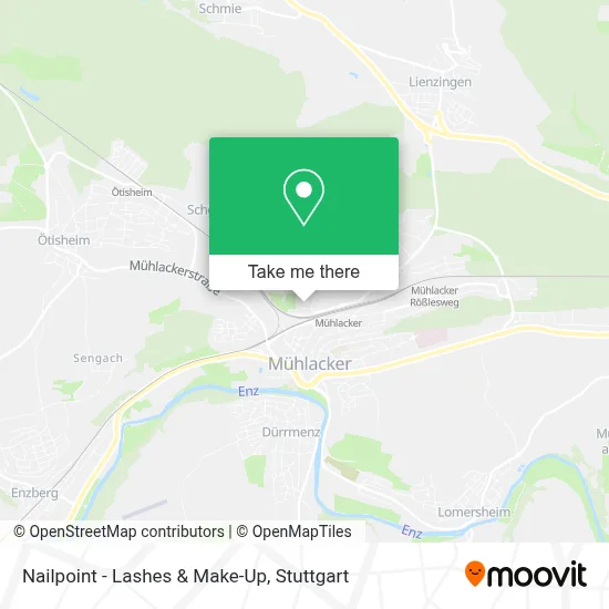 Nailpoint - Lashes & Make-Up map