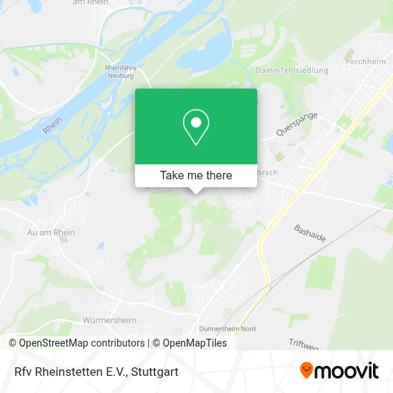 Rfv Rheinstetten E.V. map