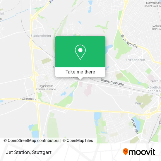 Jet Station map