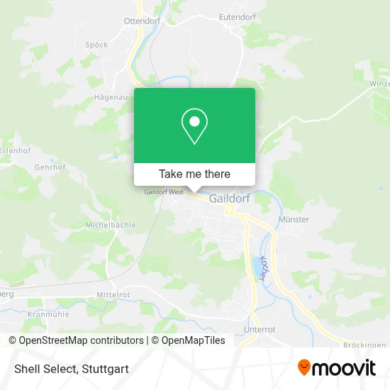 Shell Select map