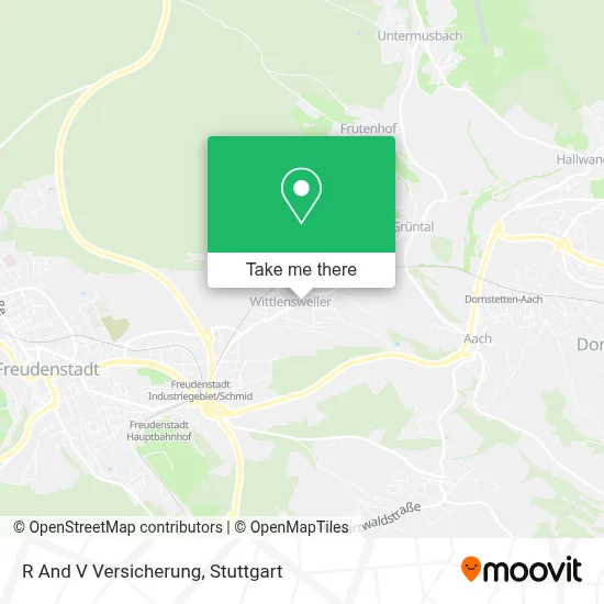 R And V Versicherung map