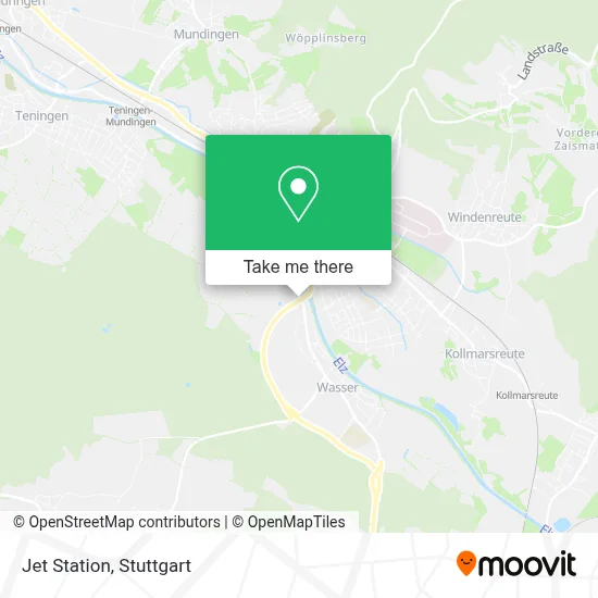 Jet Station map