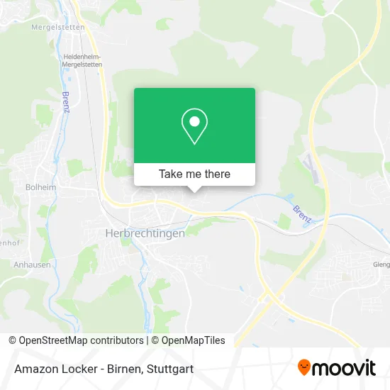Amazon Locker - Birnen map