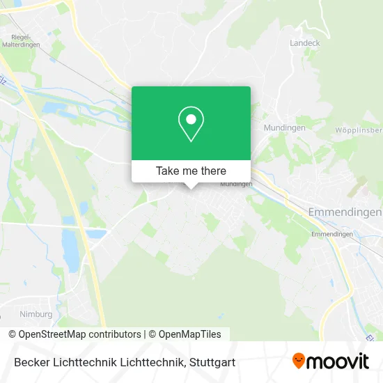 Becker Lichttechnik Lichttechnik map