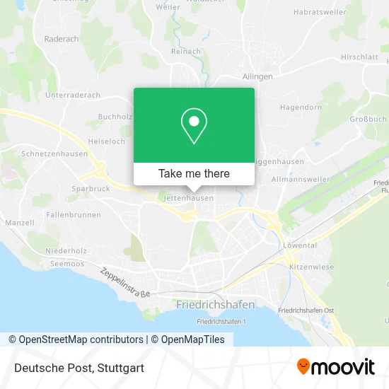 Deutsche Post map