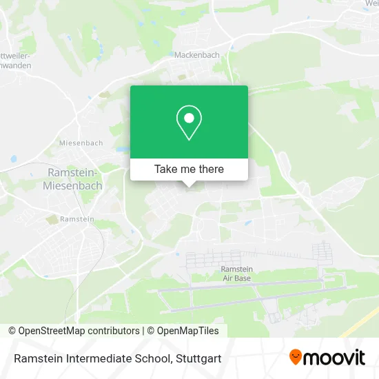 Ramstein Intermediate School map