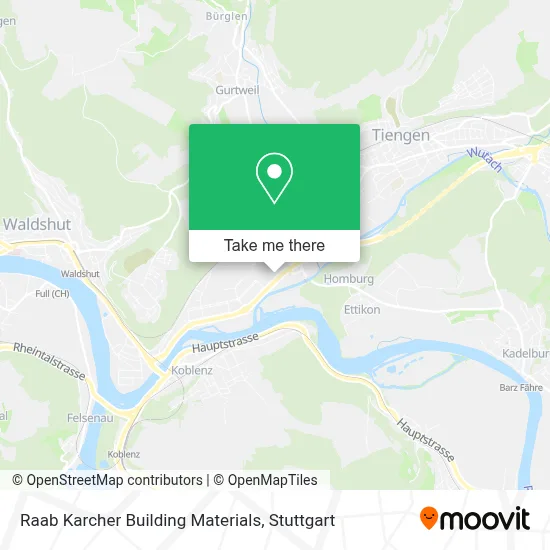 Raab Karcher Building Materials map