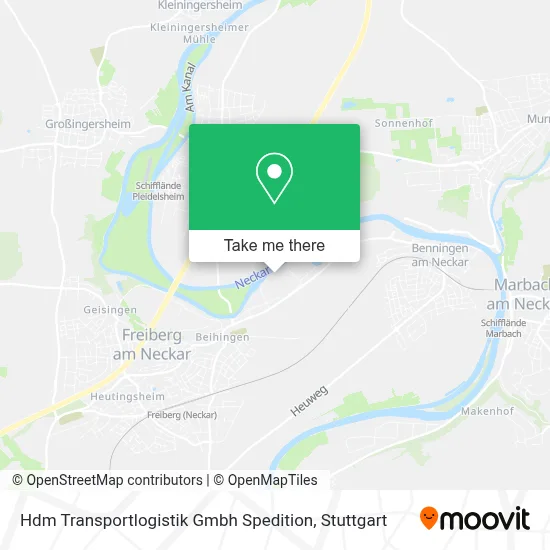 Hdm Transportlogistik Gmbh Spedition map