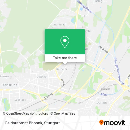 Geldautomat Bbbank map