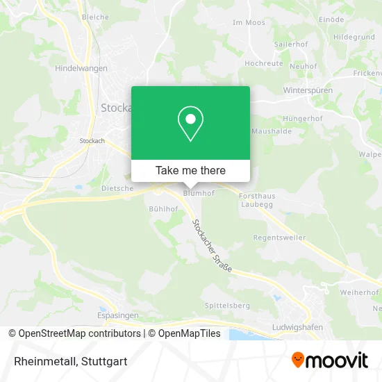 Rheinmetall map