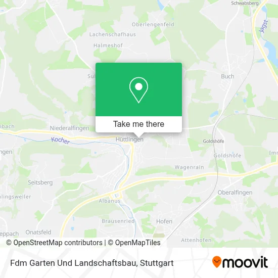 Fdm Garten Und Landschaftsbau map