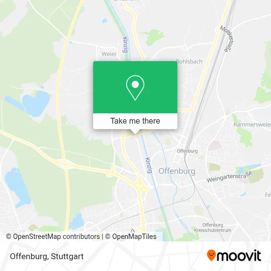 Offenburg map
