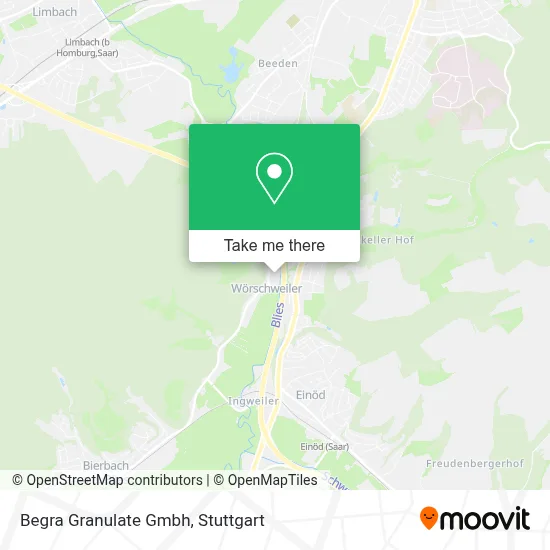 Begra Granulate Gmbh map