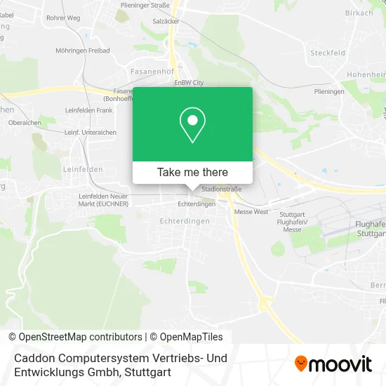 Caddon Computersystem Vertriebs- Und Entwicklungs Gmbh map