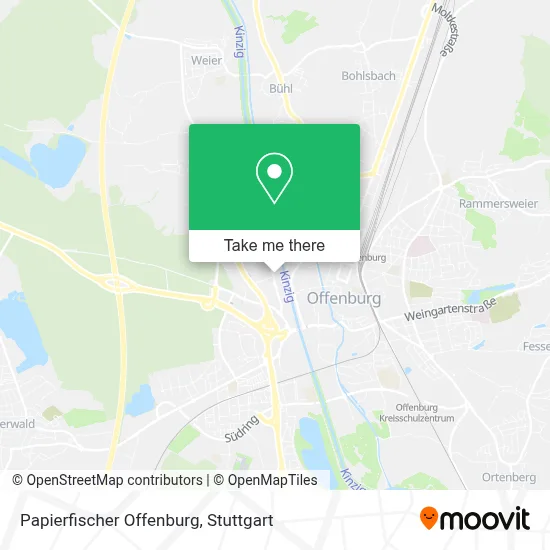 Papierfischer Offenburg map