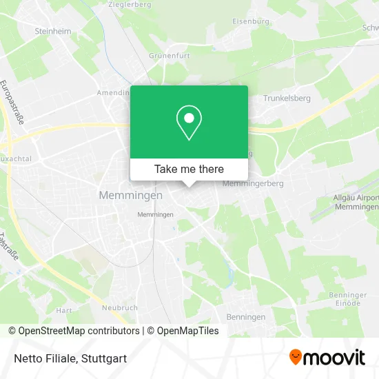 Netto Filiale map
