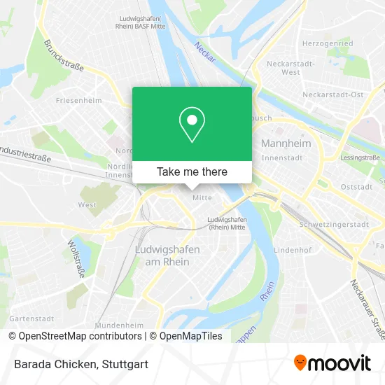 Barada Chicken map