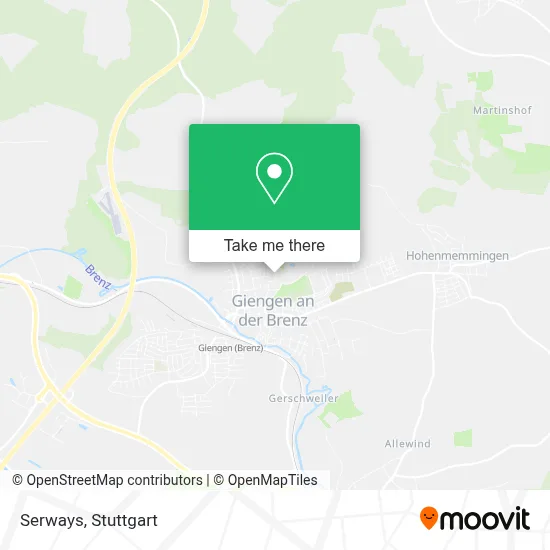 Serways map